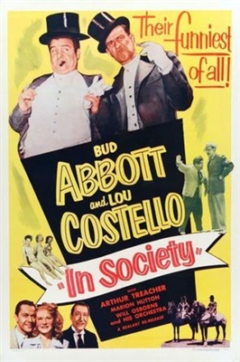 In Society Canvas Poster