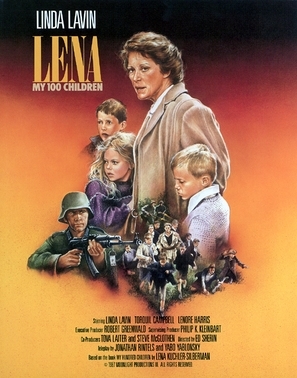 Lena: My 100 Children Wooden Framed Poster