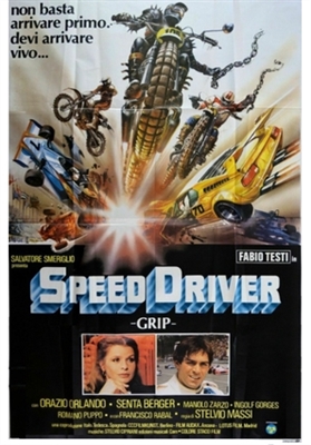 Speed Driver Canvas Poster