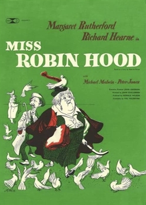 Miss Robin Hood Poster with Hanger