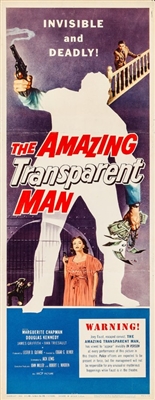 The Amazing Transparent Man Wooden Framed Poster