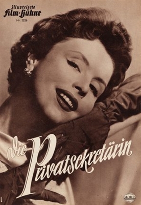 De prive-secretaresse Wooden Framed Poster