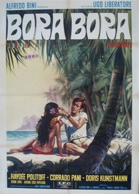 Bora Bora Poster with Hanger