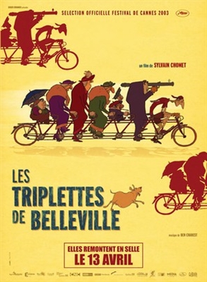 Les triplettes de Belleville Metal Framed Poster