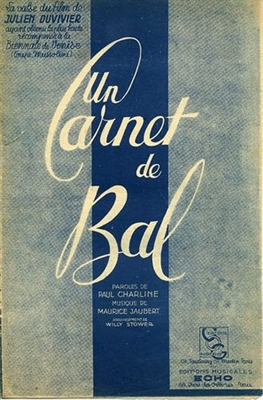 Un carnet de bal Wooden Framed Poster