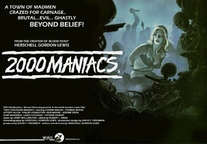 Two Thousand Maniacs! Canvas Poster