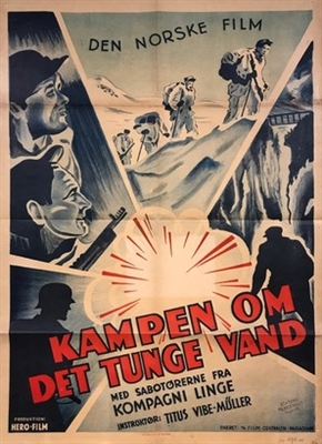 Kampen om tungtvannet Poster with Hanger