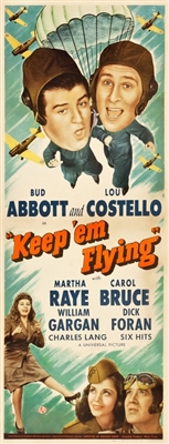 Keep 'Em Flying Wooden Framed Poster