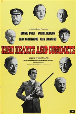 Kind Hearts and Coronets Canvas Poster