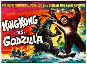 King Kong Vs Godzilla Canvas Poster