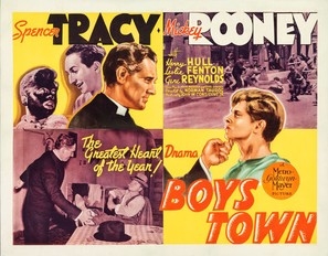 Boys Town Wooden Framed Poster