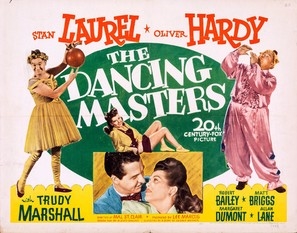 The Dancing Masters Wooden Framed Poster