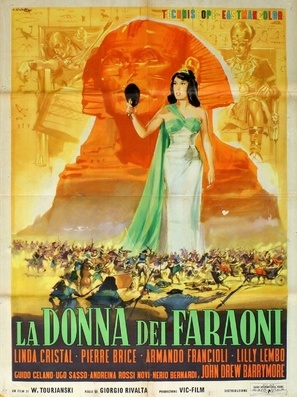 La donna dei faraoni Metal Framed Poster