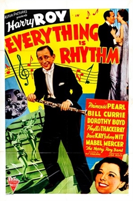 Everything Is Rhythm Wooden Framed Poster