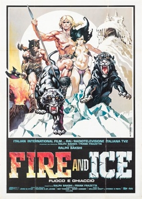 Fire and Ice Wooden Framed Poster