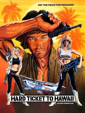 Hard Ticket to Hawaii Wooden Framed Poster