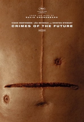 Crimes of the Future Wooden Framed Poster