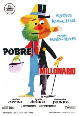 Poveri milionari Poster with Hanger