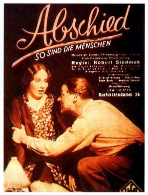 Abschied Poster with Hanger