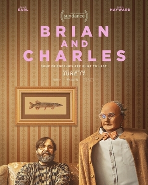 Brian and Charles Wooden Framed Poster