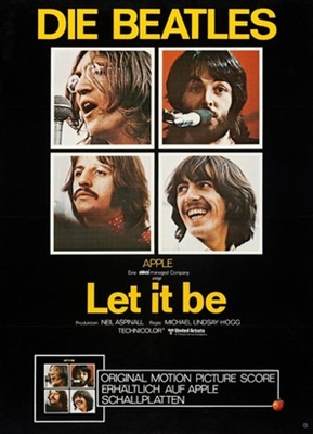 Let It Be Canvas Poster