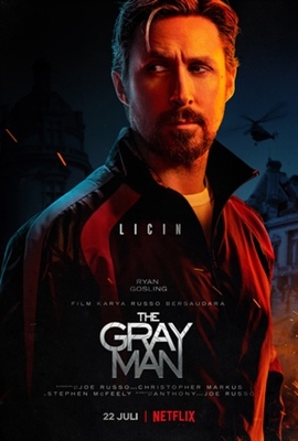 The Gray Man Poster with Hanger
