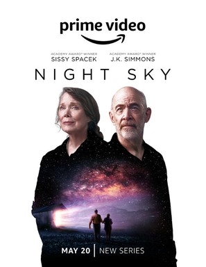 Night Sky Wooden Framed Poster