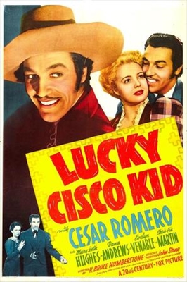 Lucky Cisco Kid Wooden Framed Poster