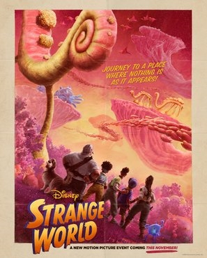 Strange World Poster with Hanger