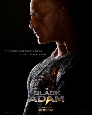 Black Adam Poster with Hanger