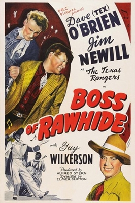 Boss of Rawhide Poster with Hanger