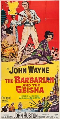 The Barbarian and the Geisha Metal Framed Poster