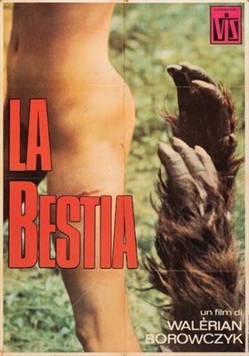 La bête Poster with Hanger