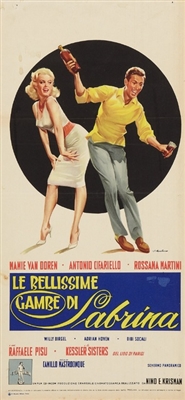 Le bellissime gambe di Sabrina Wooden Framed Poster