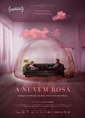 A Nuvem Rosa Wooden Framed Poster