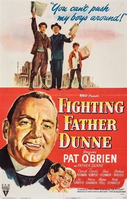 Fighting Father Dunne Wooden Framed Poster