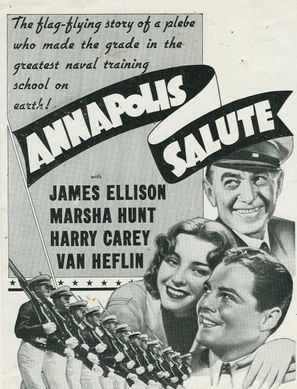 Annapolis Salute Wooden Framed Poster