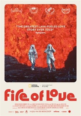 Fire of Love Poster with Hanger