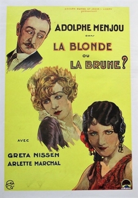 Blonde or Brunette Canvas Poster
