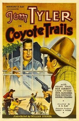 Coyote Trails Metal Framed Poster