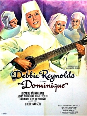 The Singing Nun Metal Framed Poster