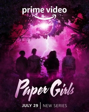 Paper Girls Wooden Framed Poster