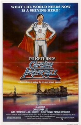 The Return of Captain Invincible Metal Framed Poster