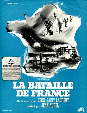 La bataille de France Metal Framed Poster