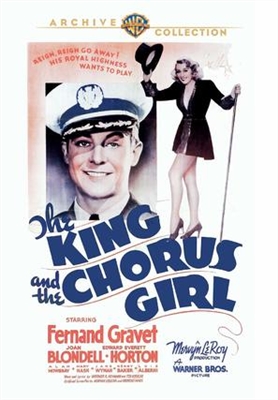 The King and the Chorus Girl Wooden Framed Poster