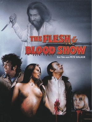 The Flesh and Blood Show Wooden Framed Poster