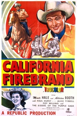 California Firebrand Wooden Framed Poster