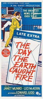 The Day the Earth Caught Fire Wooden Framed Poster