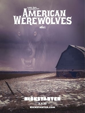 American Werewolves Wooden Framed Poster