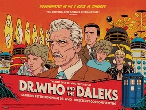 Dr. Who and the Daleks Canvas Poster